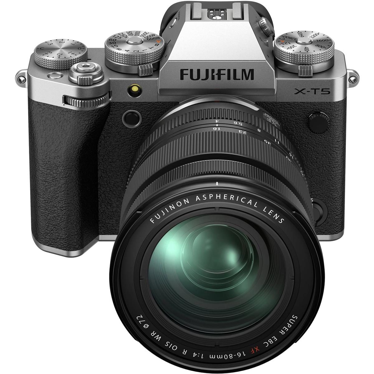 Fujifilm X X T5 Body Xf16 80mm Kit Silver