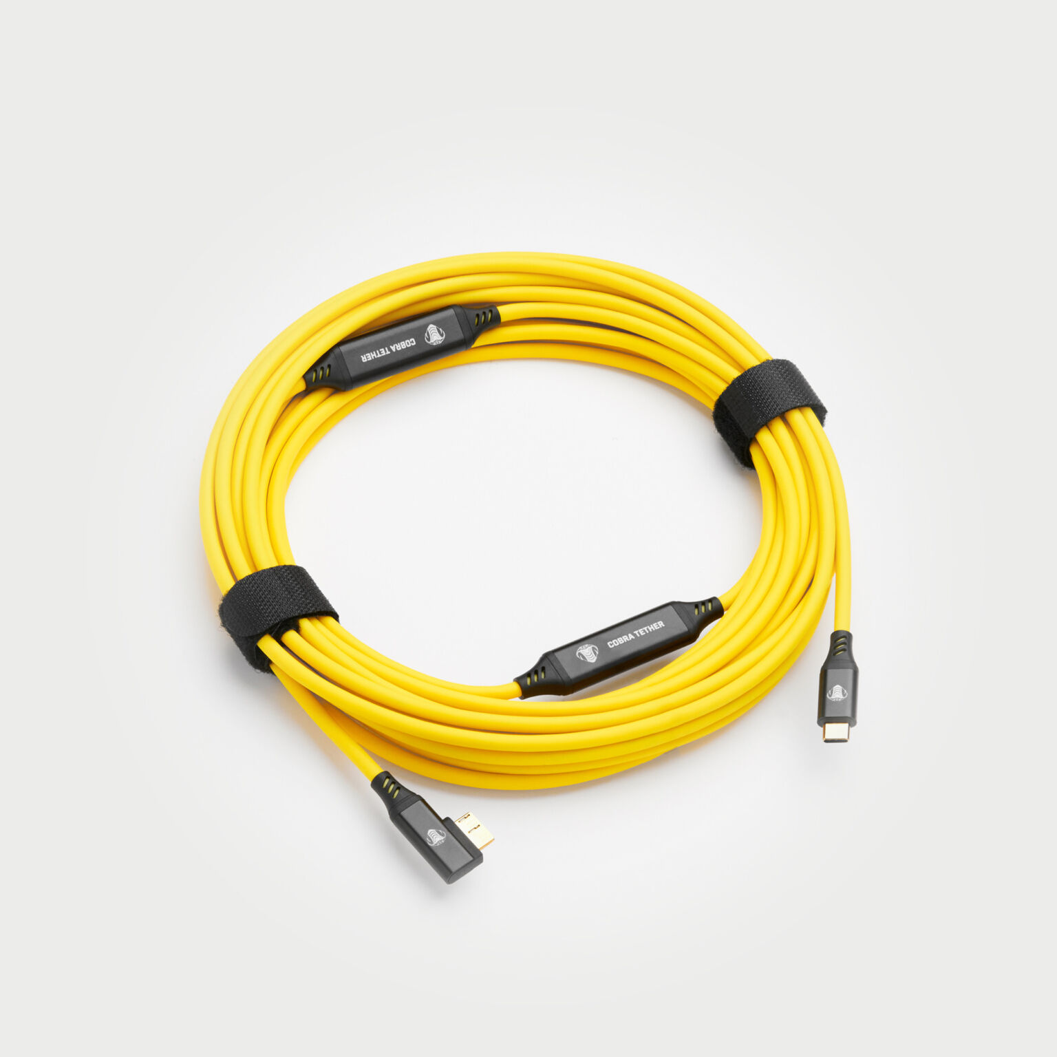 Cobra Tether Usb C To Micro B 90 Tether Cable 10m Yellow