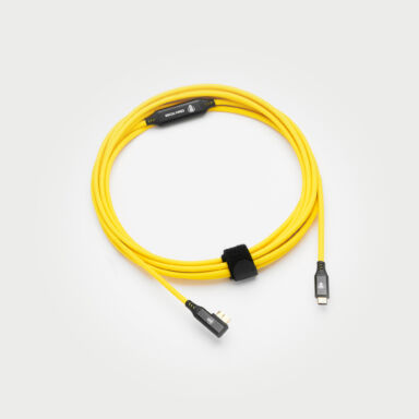 Cobra Tether Usb C To Micro B 90 Tether Cable 5m Yellow
