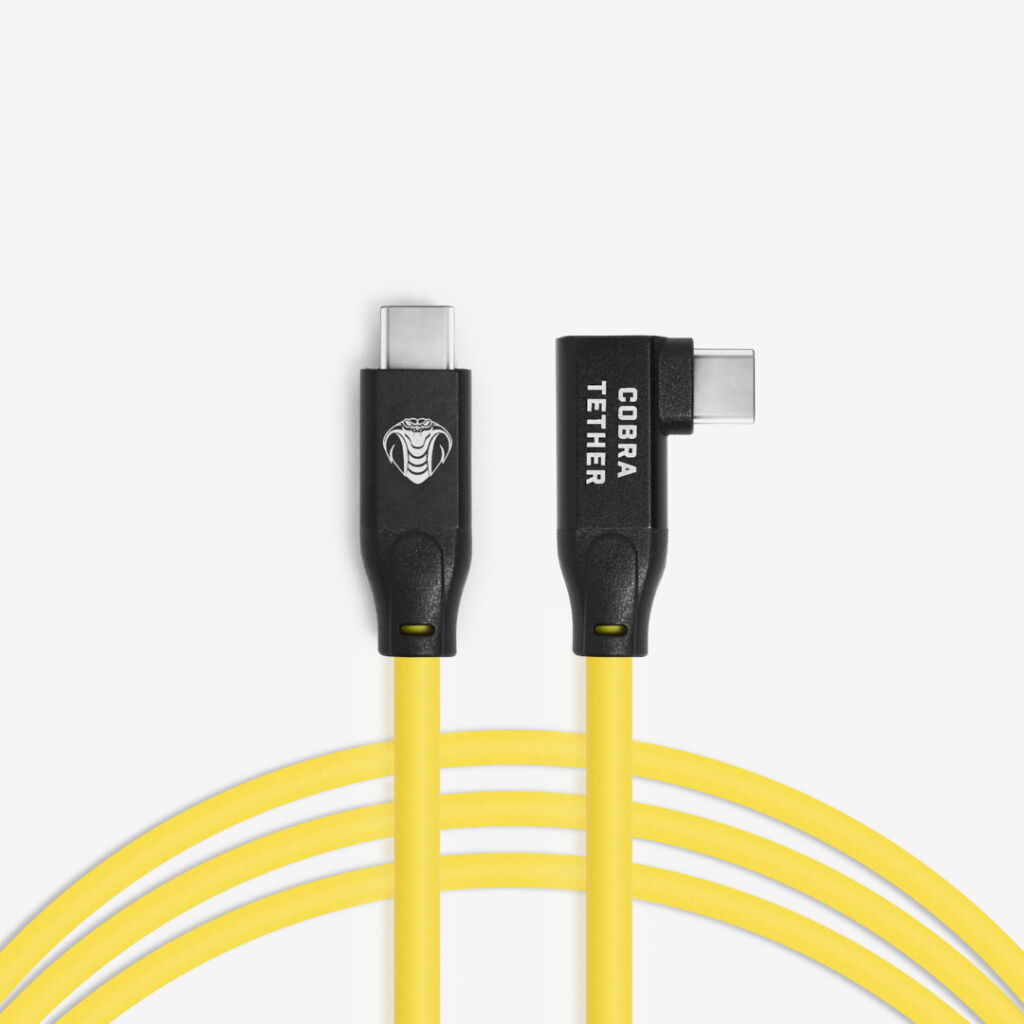 Cobra Tether Usb C To Usb C 90 Tether Cable 5m