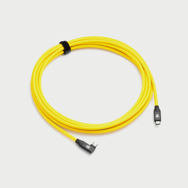 Cobra Tether Usb C To Usb C 90 Tether Cable 5m Yellow