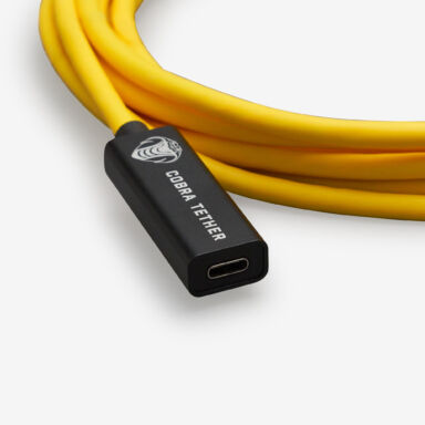 Cobra Tether Usb C To Usb C Female Extension 5m Yellow