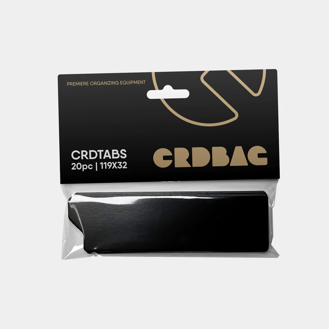 Crdbag Crdtabs Black White