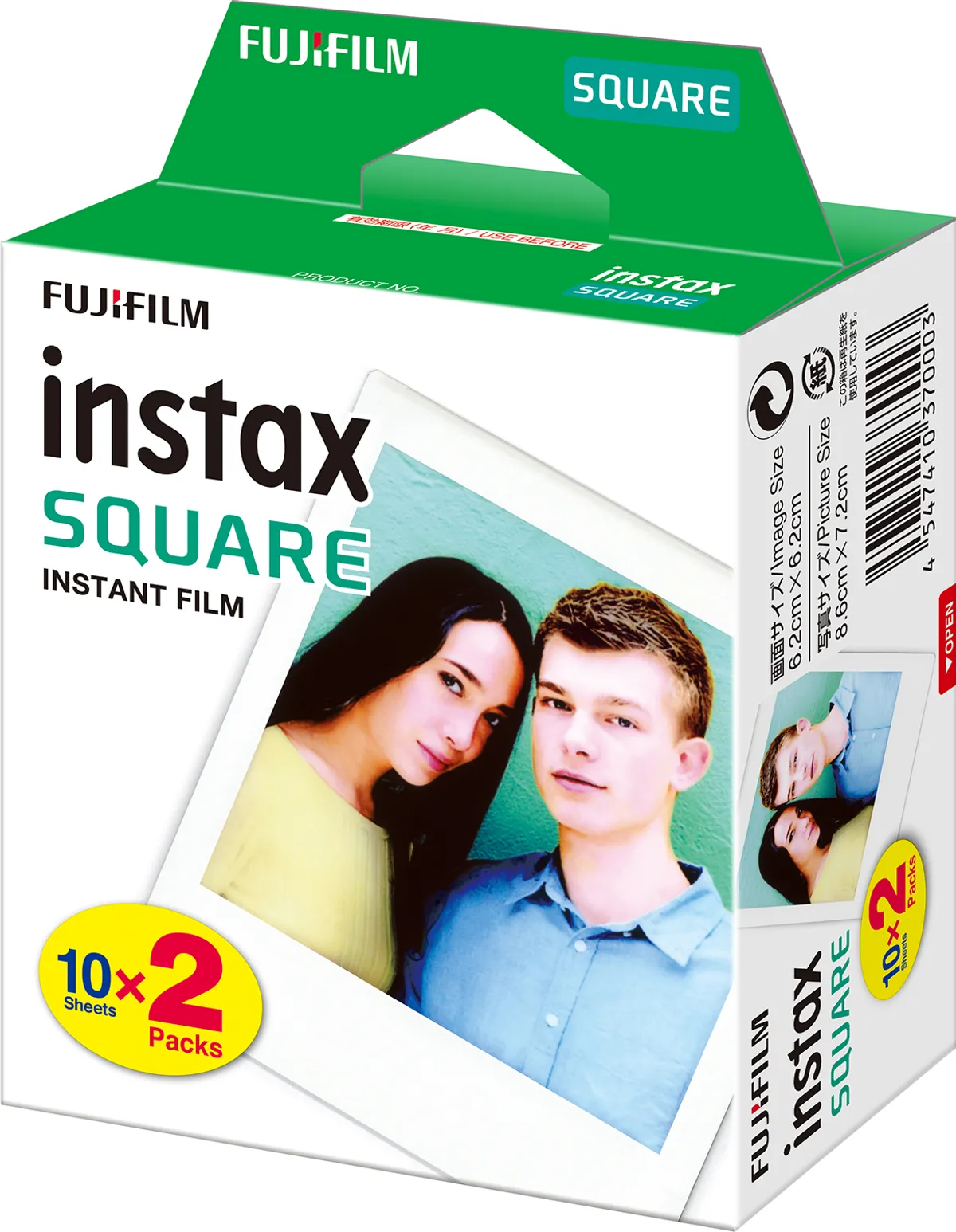 Instax Color Square Instant Film 2×10