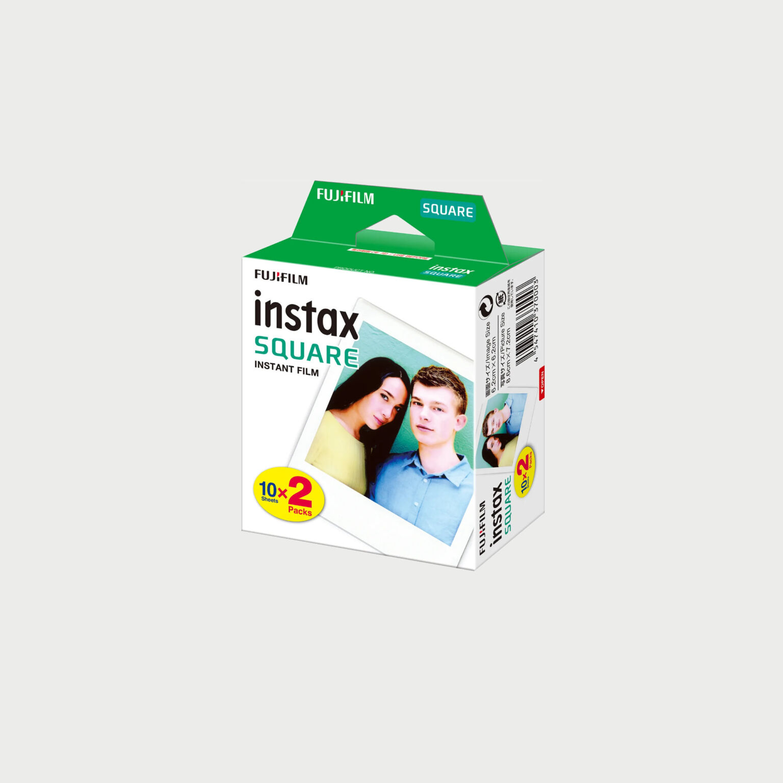 Instax Color Square Instant Film 2x10