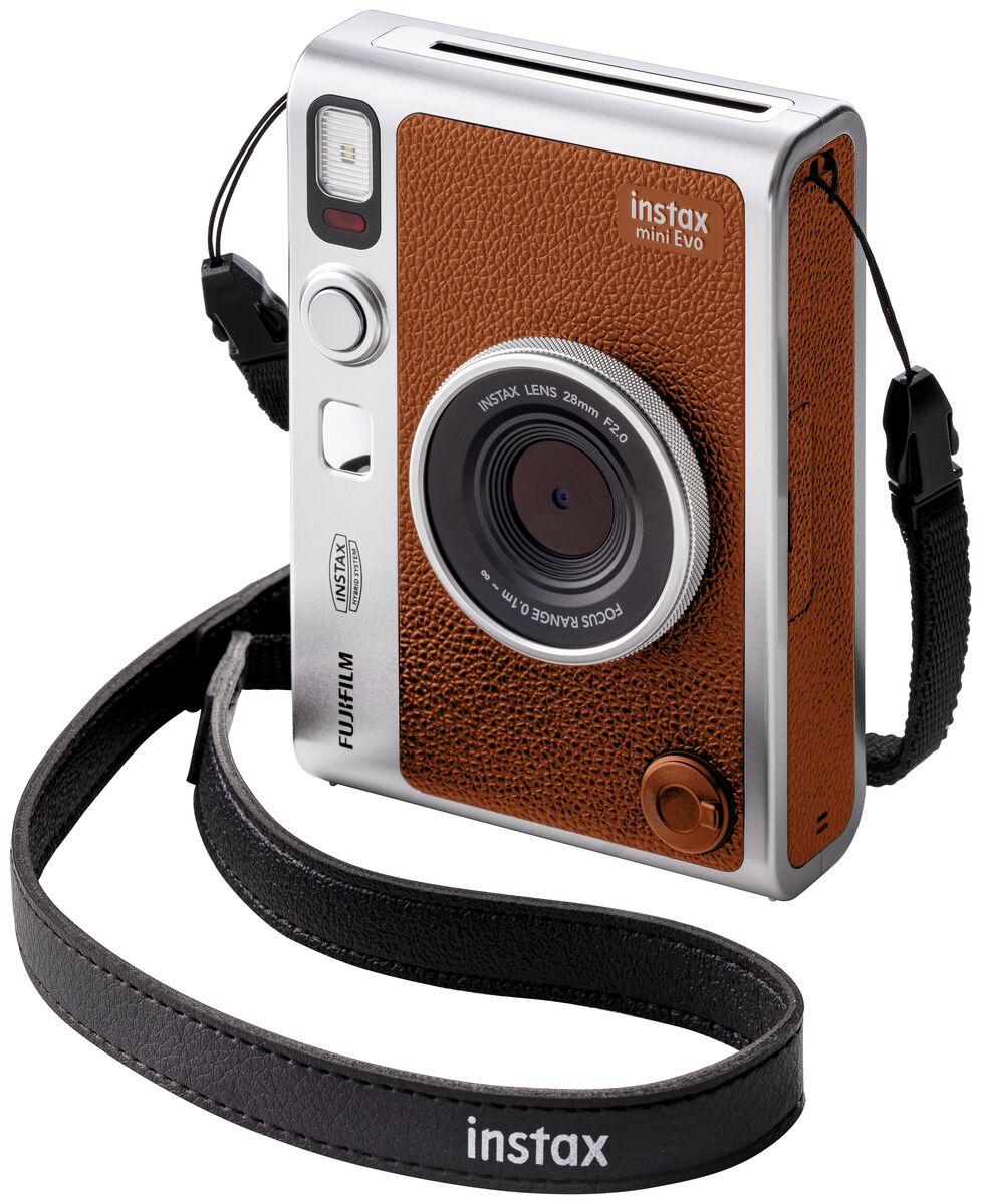 Instax Mini Evo Type C Instant Camera Brown