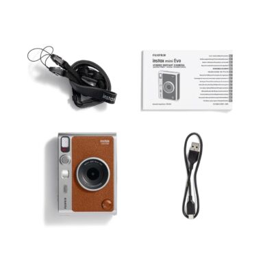 Instax Mini Evo Type C Instant Camera Brown