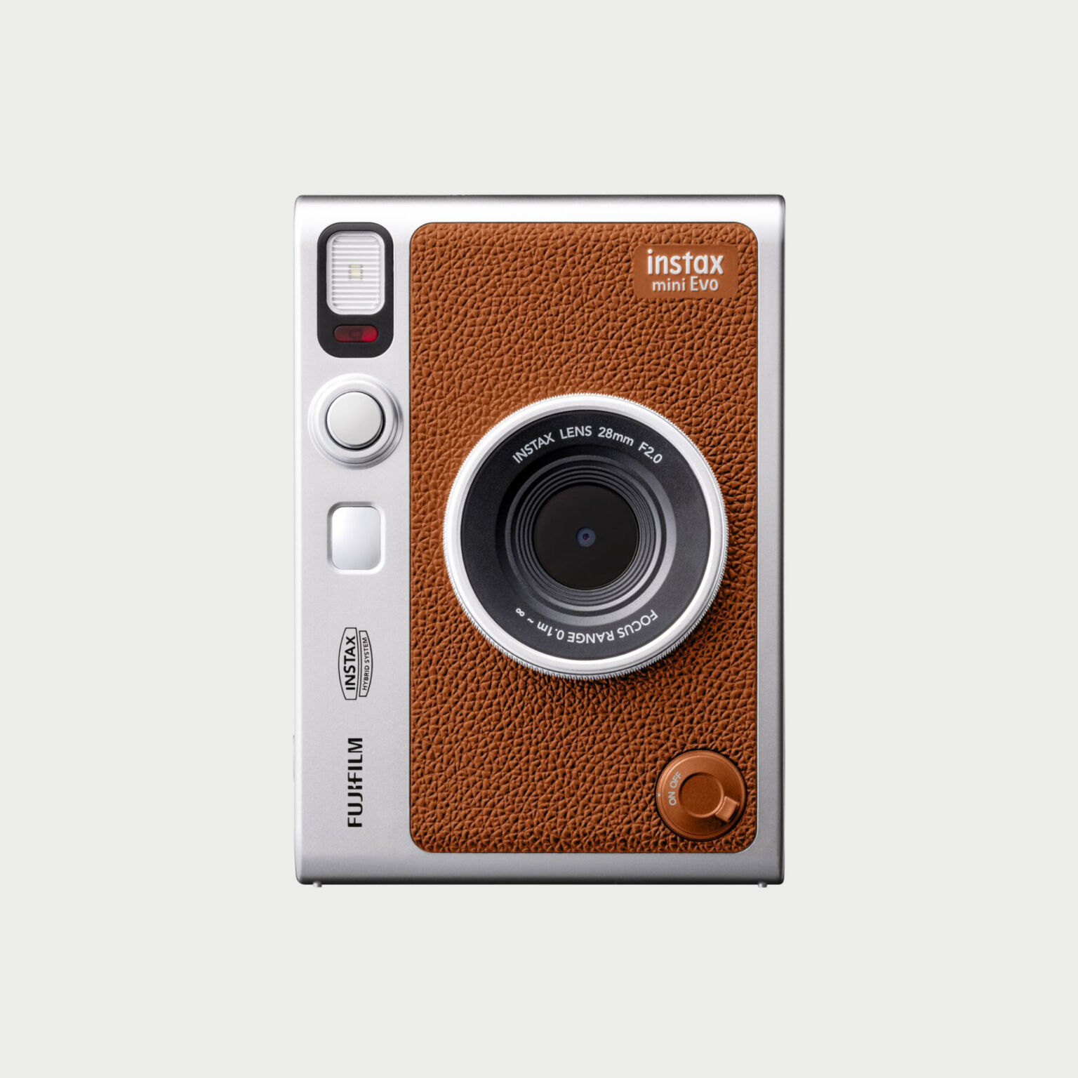 Instax Mini Evo Type C Instant Camera Brown