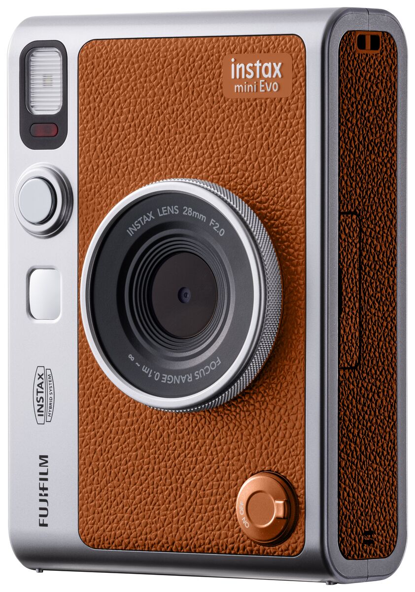 Instax Mini Evo Type C Instant Camera Brown