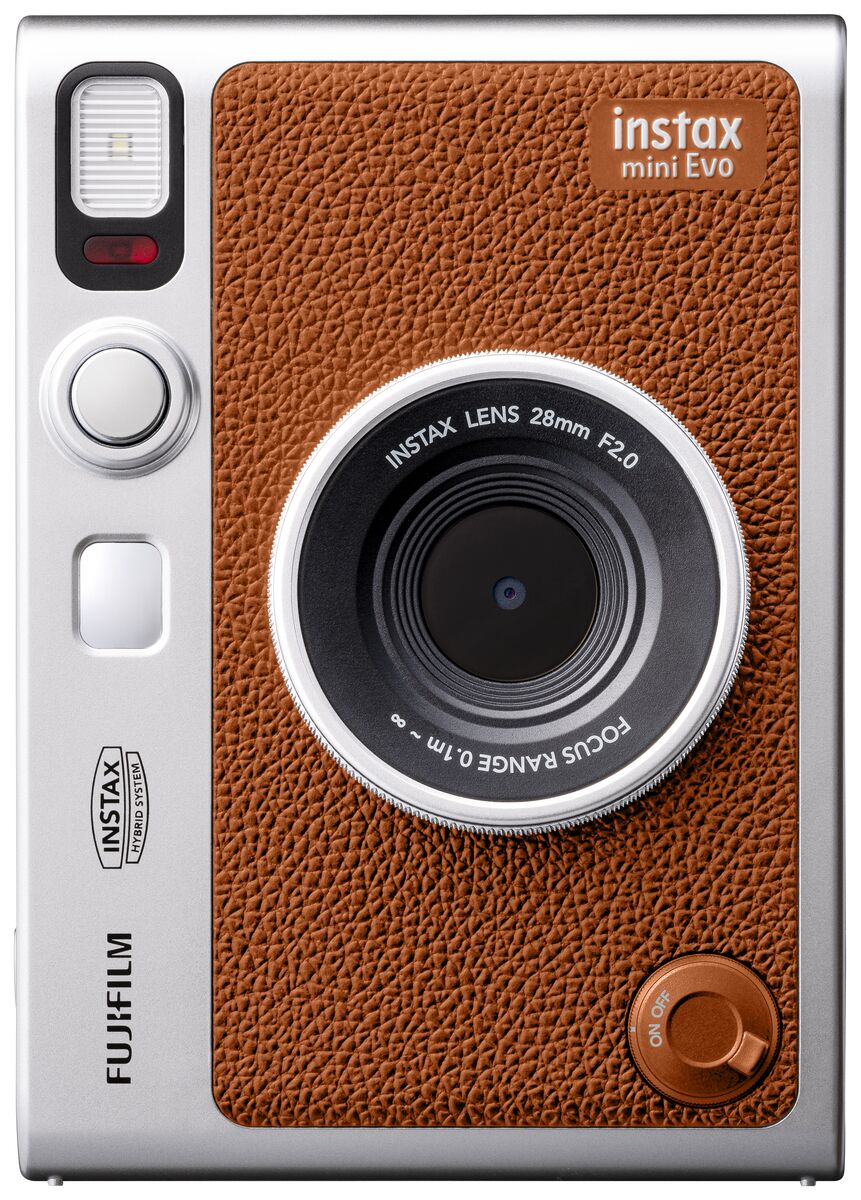 Instax Mini Evo Type C Instant Camera Brown