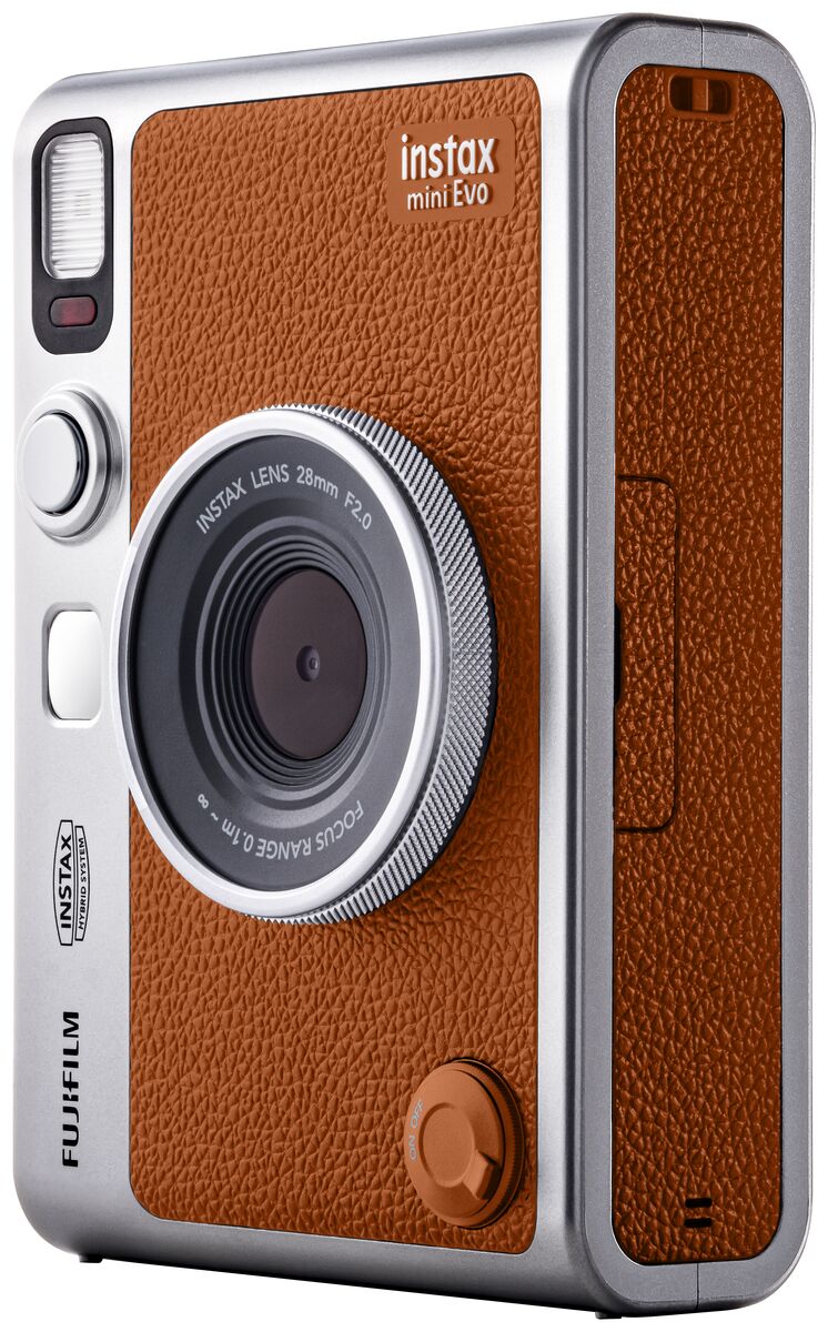 Instax Mini Evo Type C Instant Camera Brown