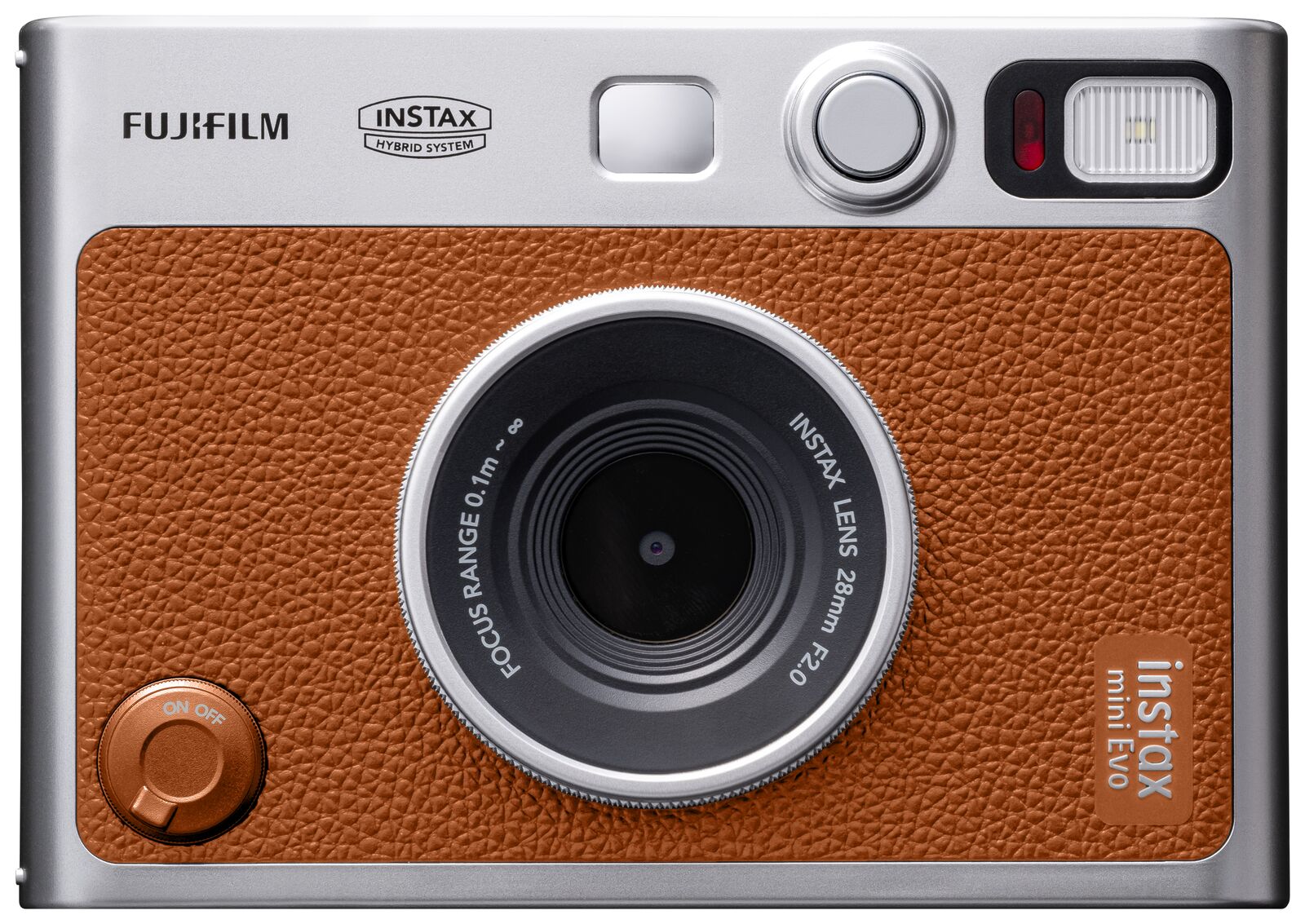 Instax Mini Evo Type C Instant Camera Brown