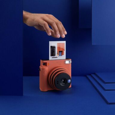 Instax Square Sq1 Terracotta Orange Instant Camera