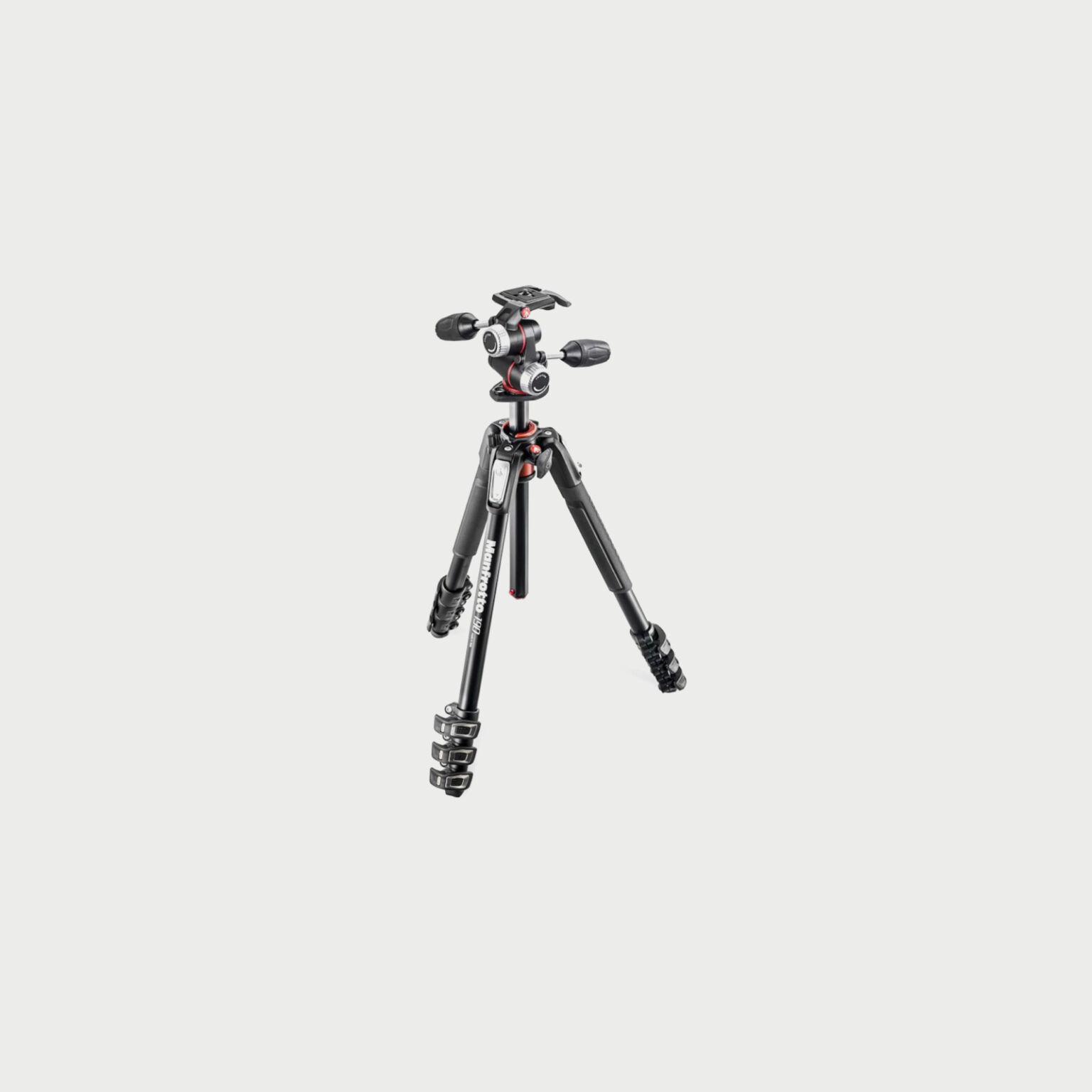 Manfrotto 190 Aluminium 4 Section Tripod With Head