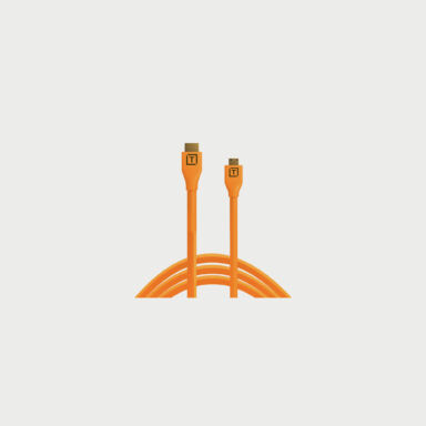 Tether Tools Tetherpro Hdmi Mini To Hdmi 2 0 4 6m Orange