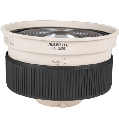 Nanlite Fl 20g Fresnel Lens With Barndoors