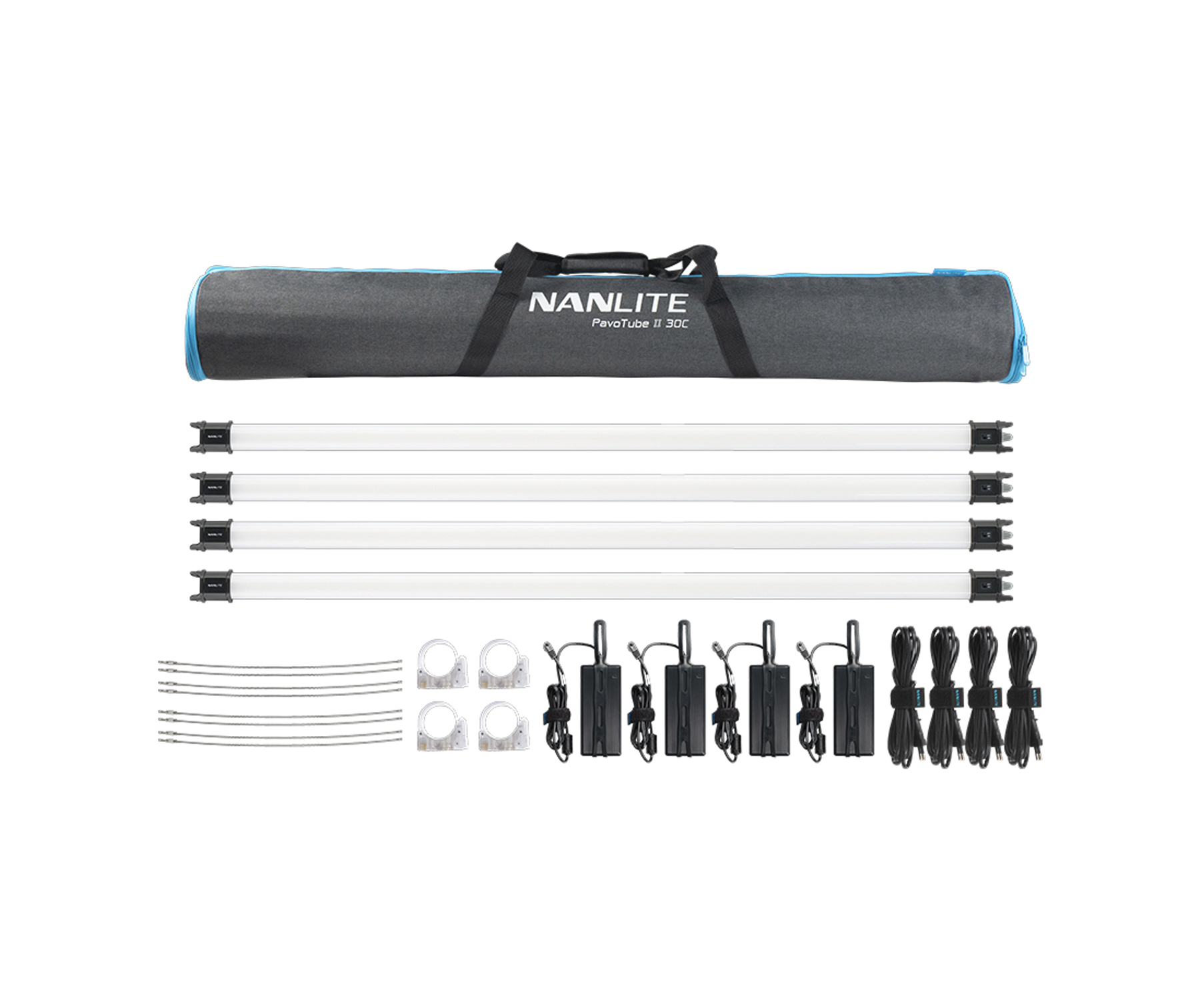 Nanlite Pavotube Ii 30c Rgbww Led Tube 4kit