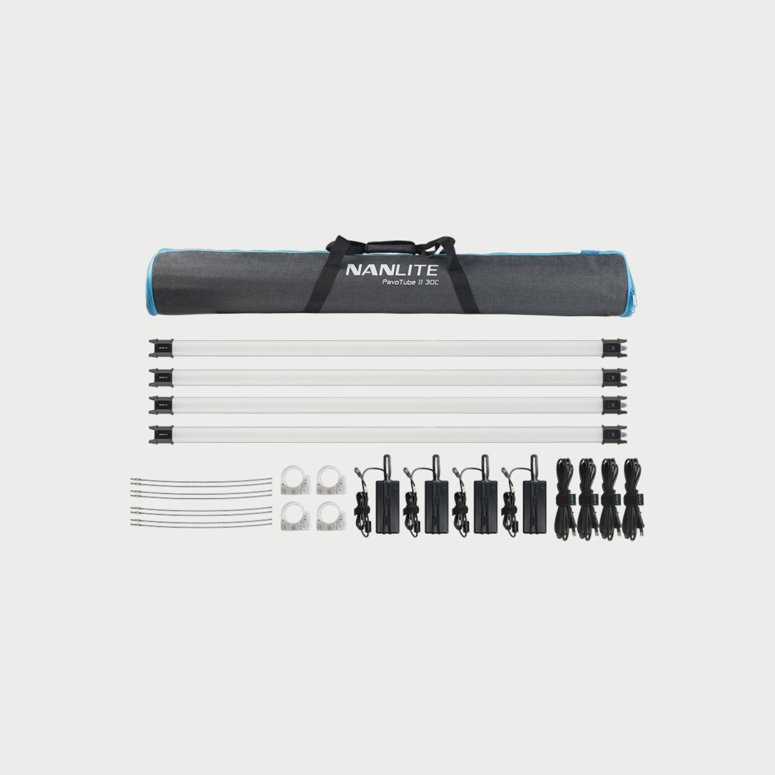Nanlite Pavotube Ii 30c Rgbww Led Tube 4kit