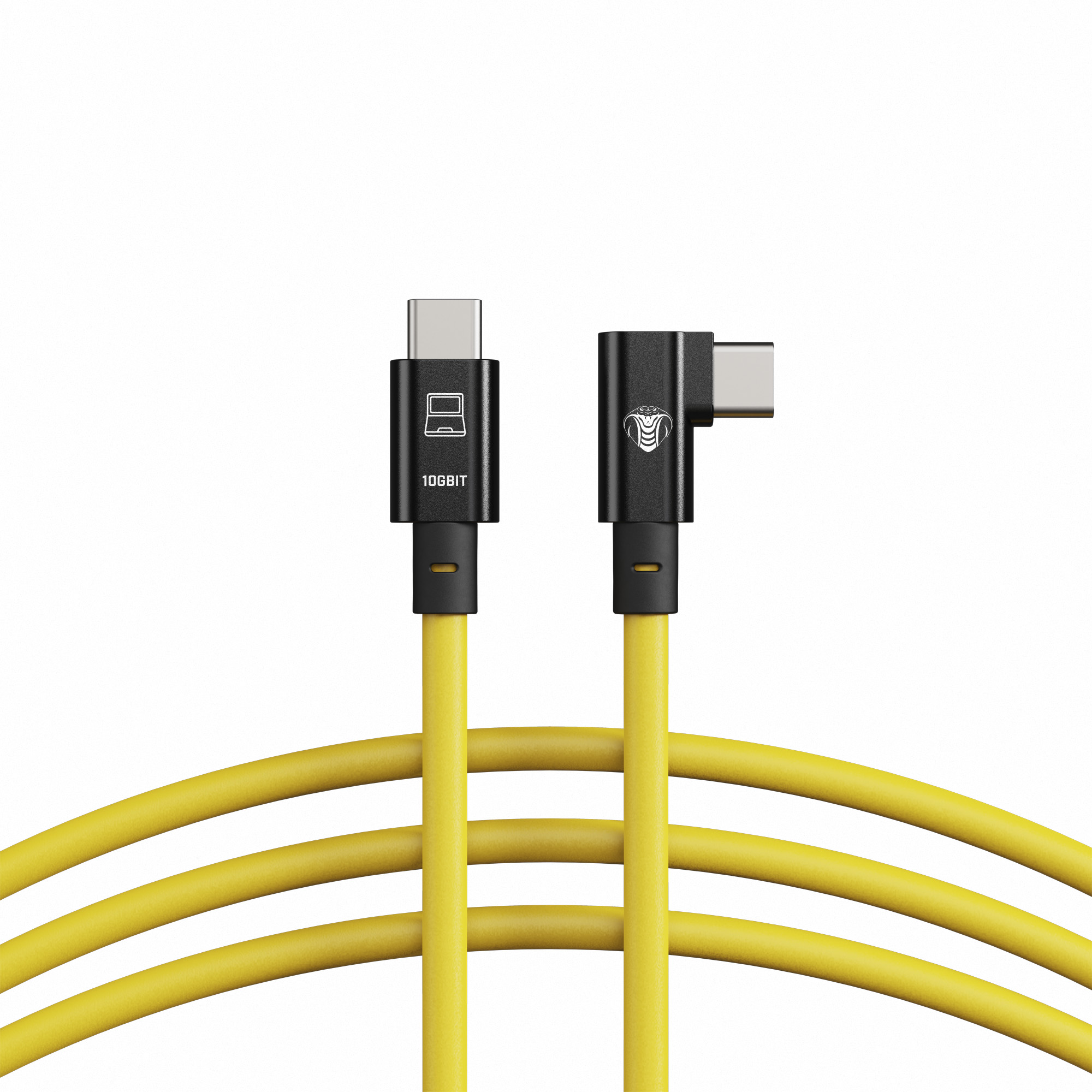 Cobra Tether Usb C To Usb C 90 Tether Cable 10m 10g Yellow