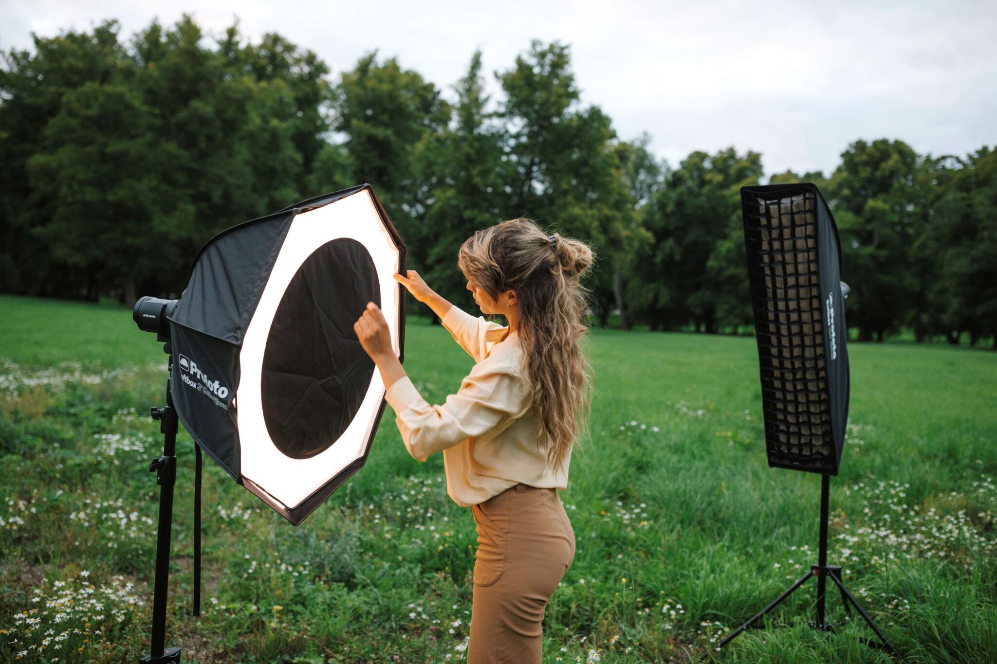 Softbox 1×4 Silver 30x120cm