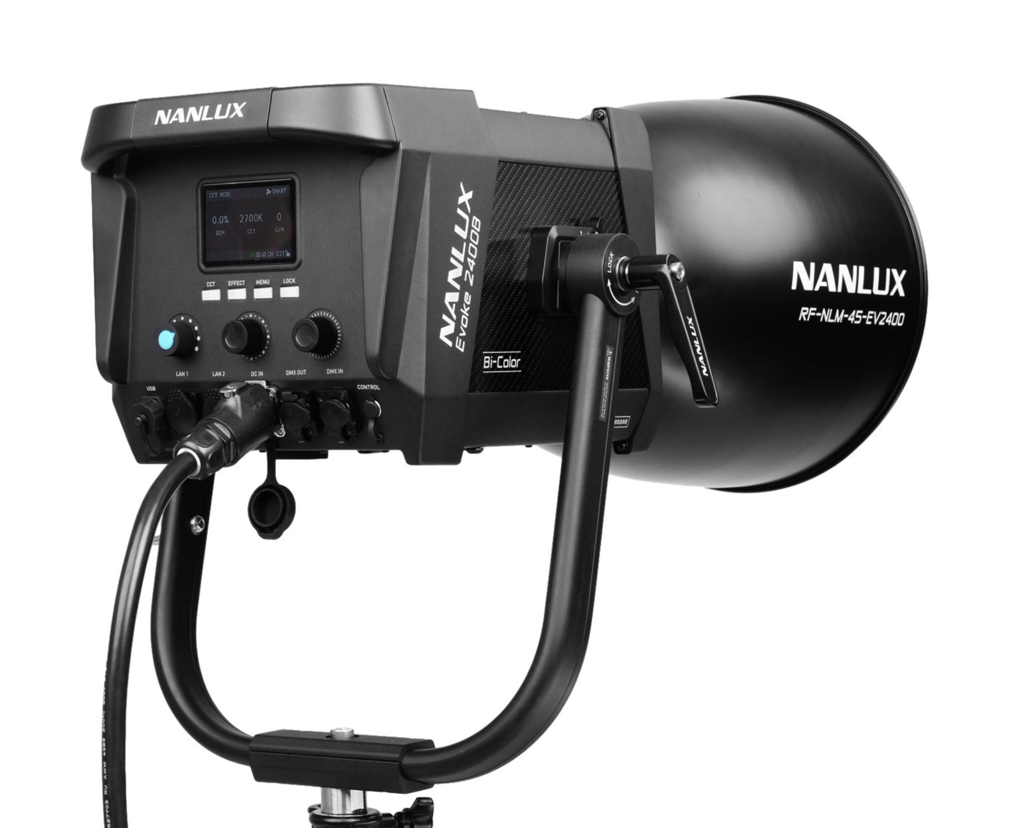 Nanlux Evoke 2400b Bi Color Spot Light With Flight Case