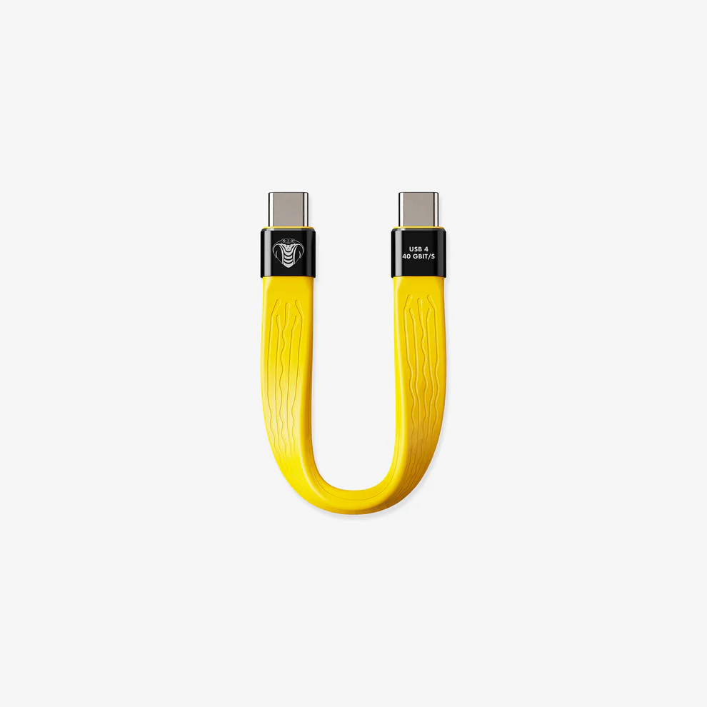 Cobra Tether Usb 4 Flexpro Cable 0 14m 40g Yellow