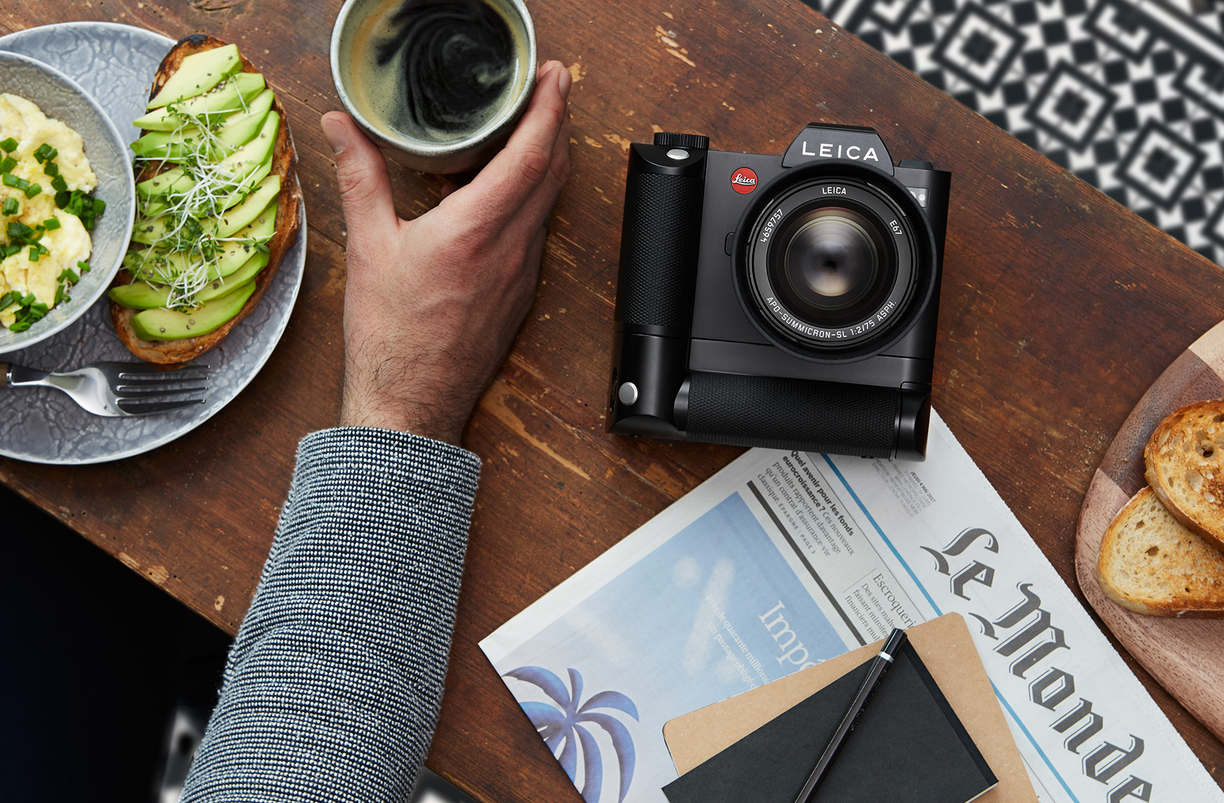 Leica Apo Summicron Sl 75mm F 2 Asph Black Lens