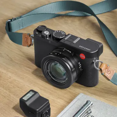Leica Carryingcarrying Strap Cognac Petrol