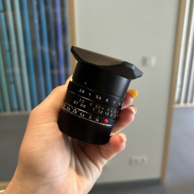 Leica Elmarit M 28mm F 2 8 Asph Black Lens