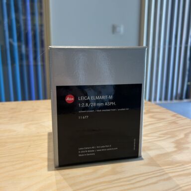 Leica Elmarit M 28mm F 2 8 Asph Black Lens