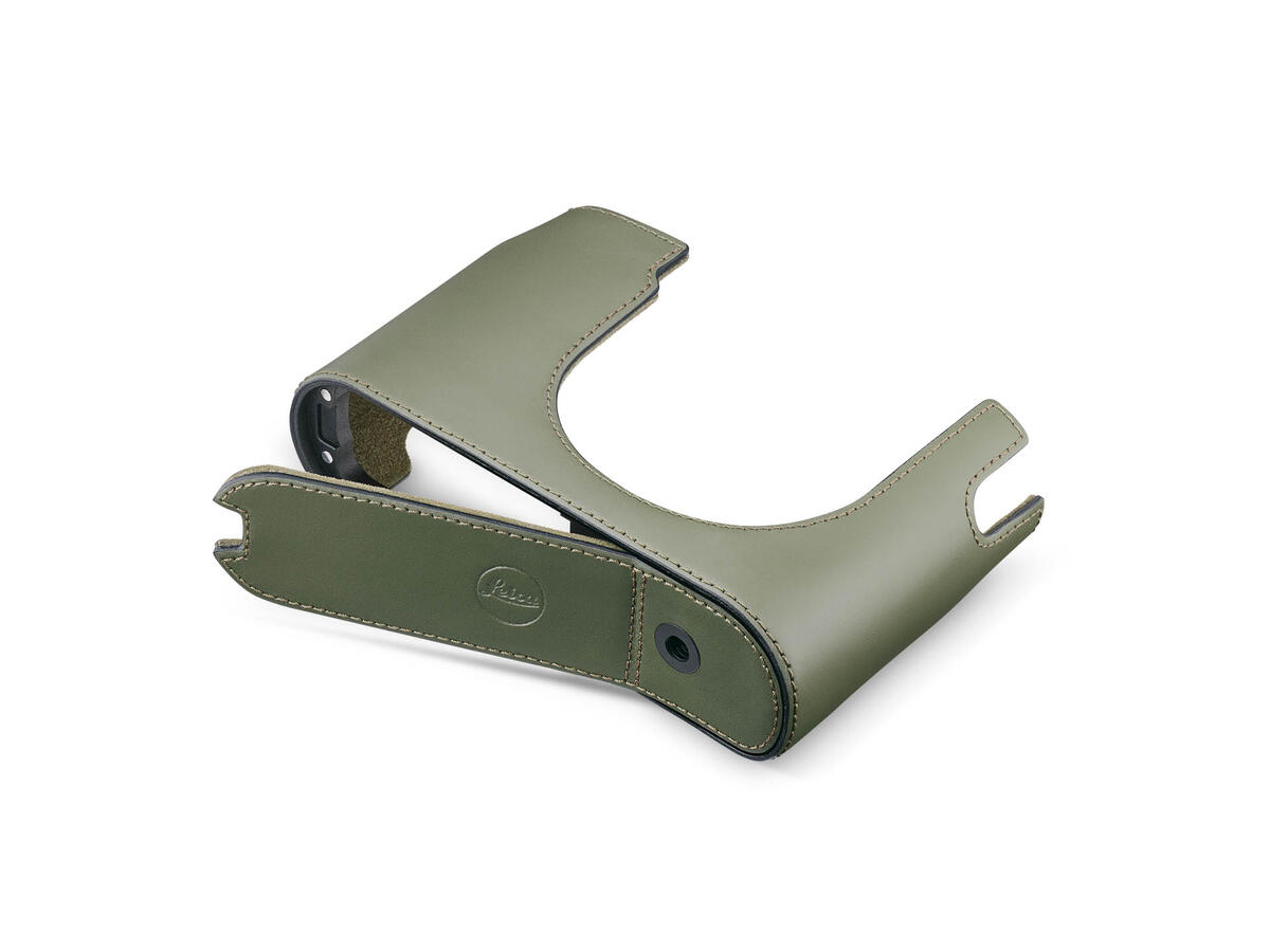 Leica Halfcase Q3 Olive Green Leather