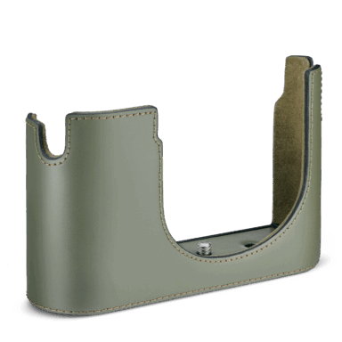 Leica Halfcase Q3 Olive Green Leather
