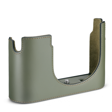 Leica Halfcase Q3 Olive Green Leather