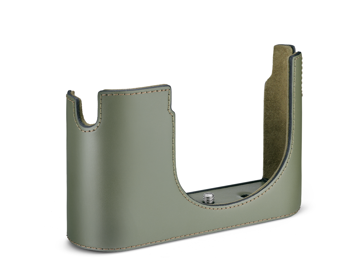 Leica Halfcase Q3 Olive Green Leather