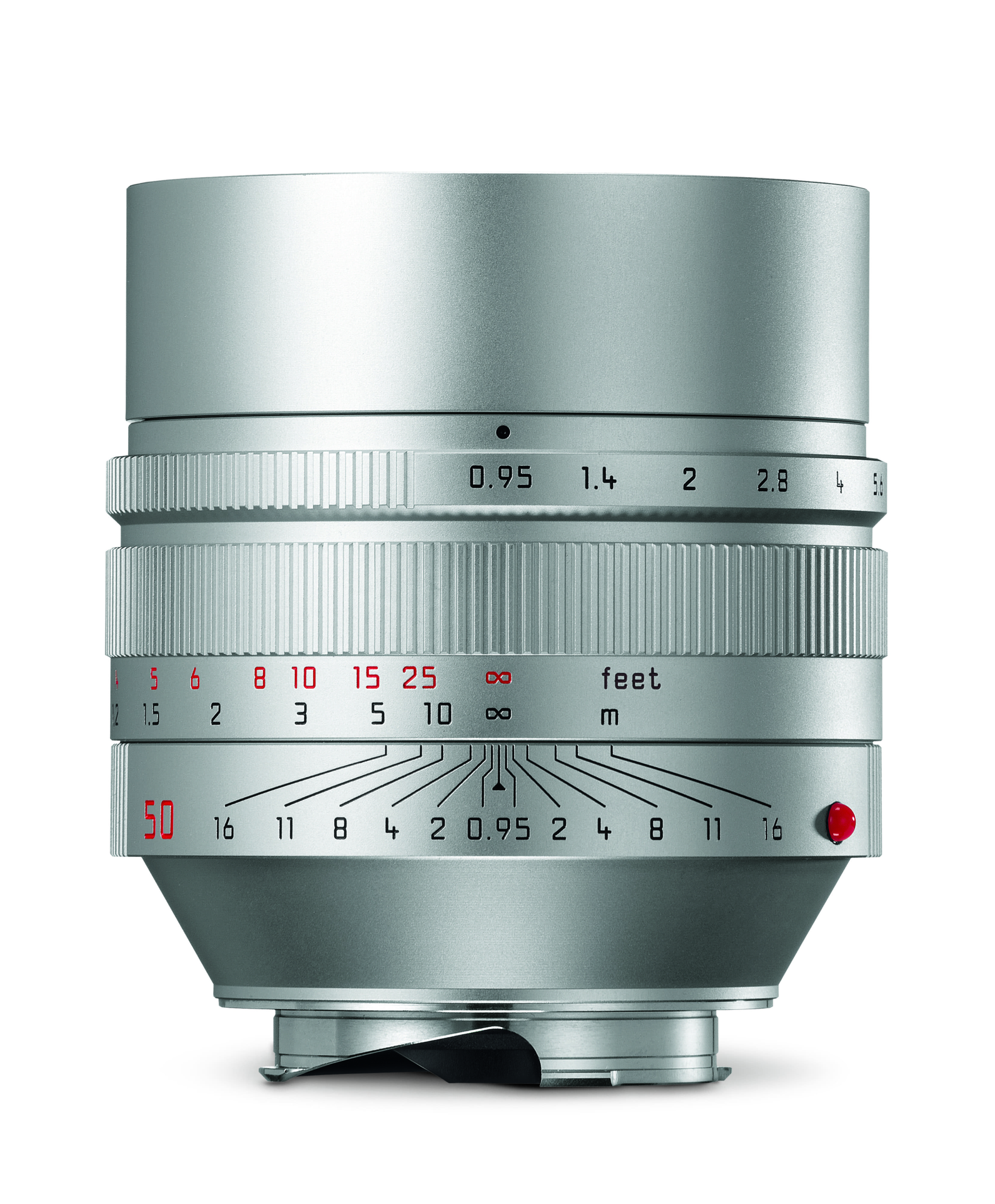Leica Noctilux M 50mm F 0 95 Asph Silver Lens