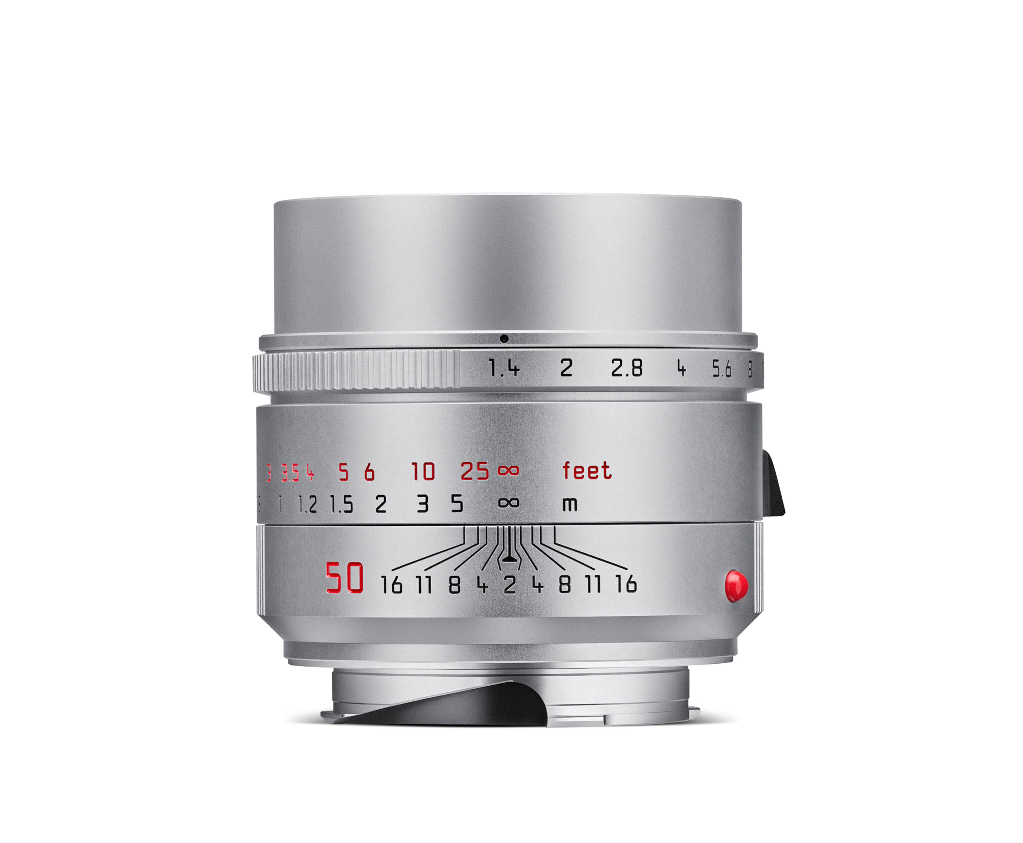 Leica Summilux M 50mm F 1 4 Asph Silver Lens