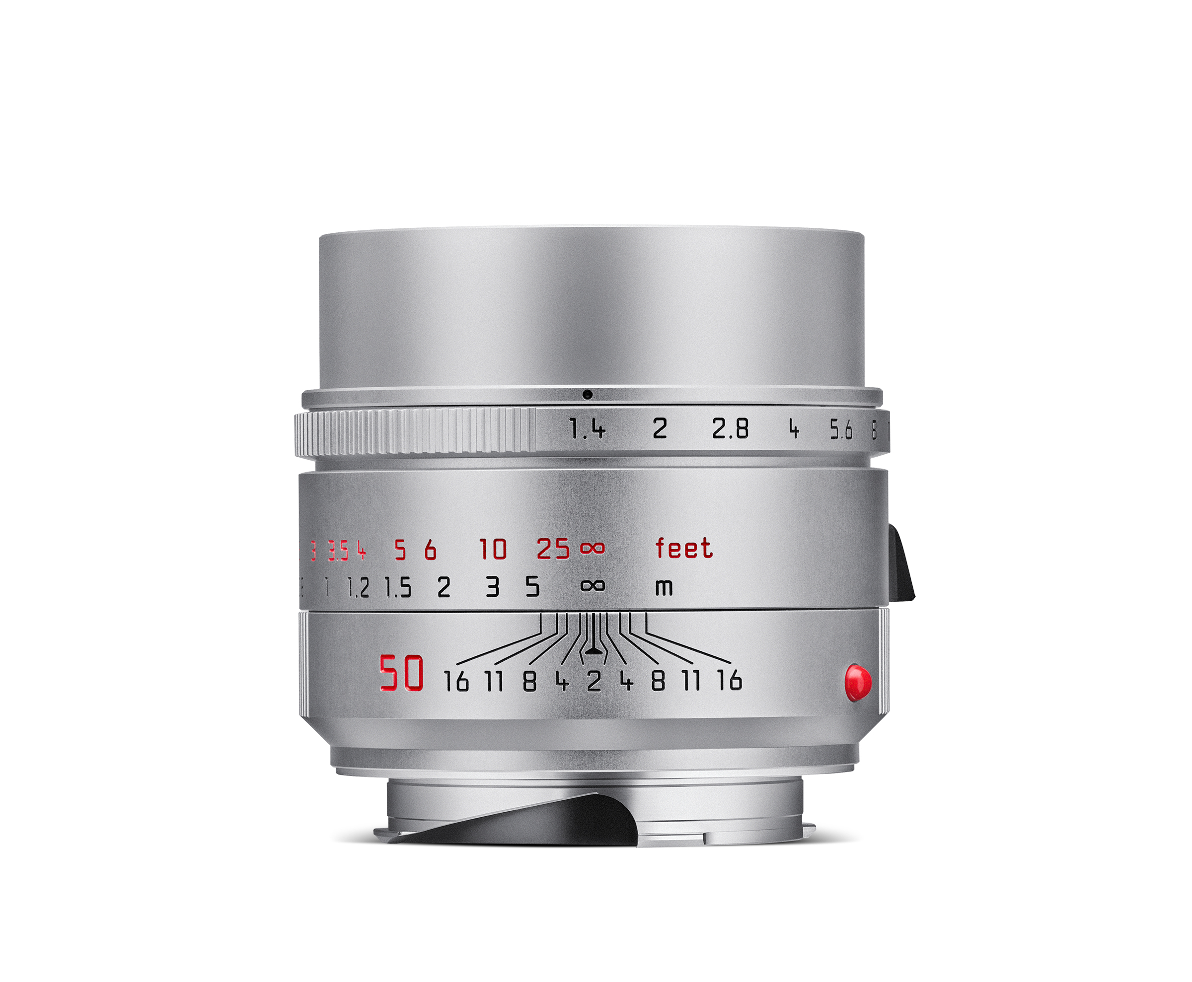 Leica Summilux M 50mm F 1 4 Asph Silver Lens
