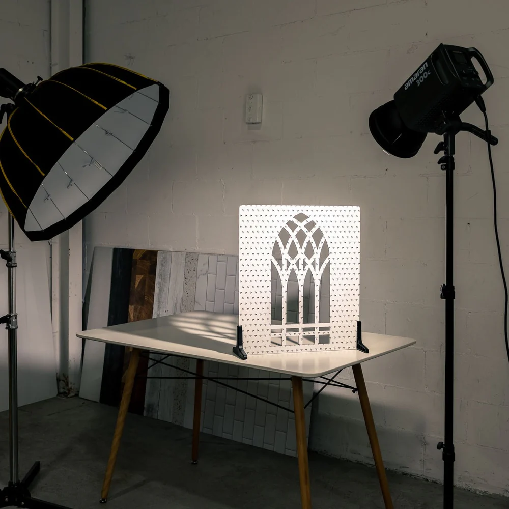 V Flat Shadow Board Cathedral Window