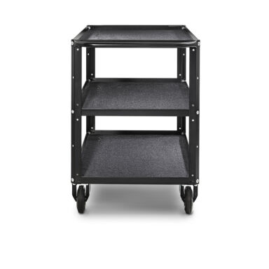 Conecarts Large Cart Black Fabric Mat 2 Shelves