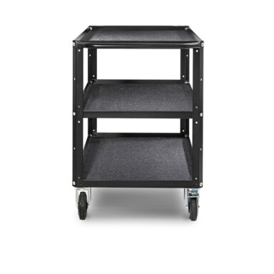 Conecarts Large Cart Black Fabric Mat 2 Shelves