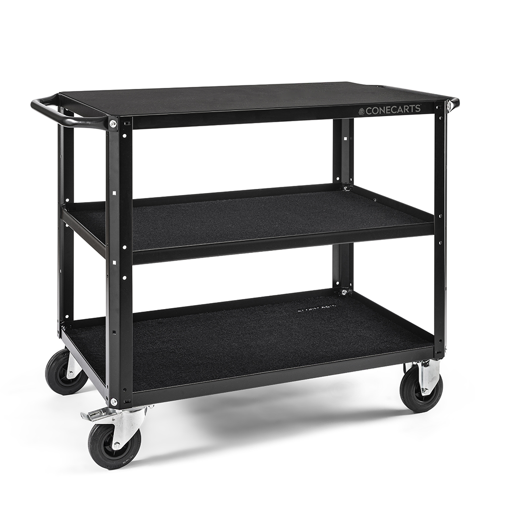 Large Cart Workstation Version 3 Shelves
