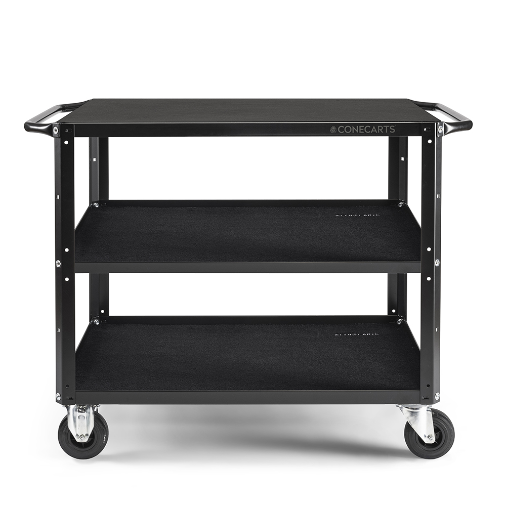 Large Cart Workstation Version 3 Shelves