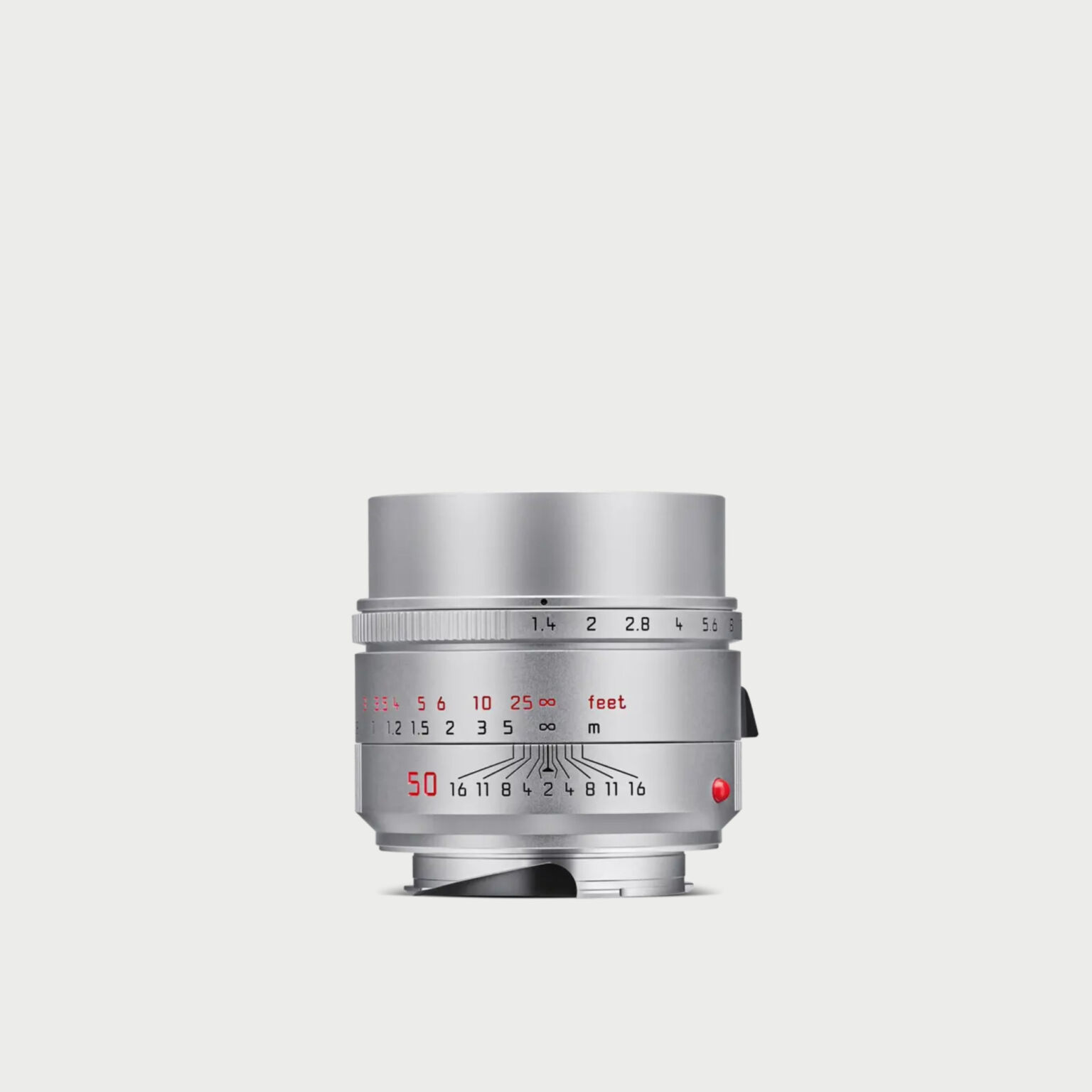 Leica Summilux M 50mm F 1 4 Silver Lens