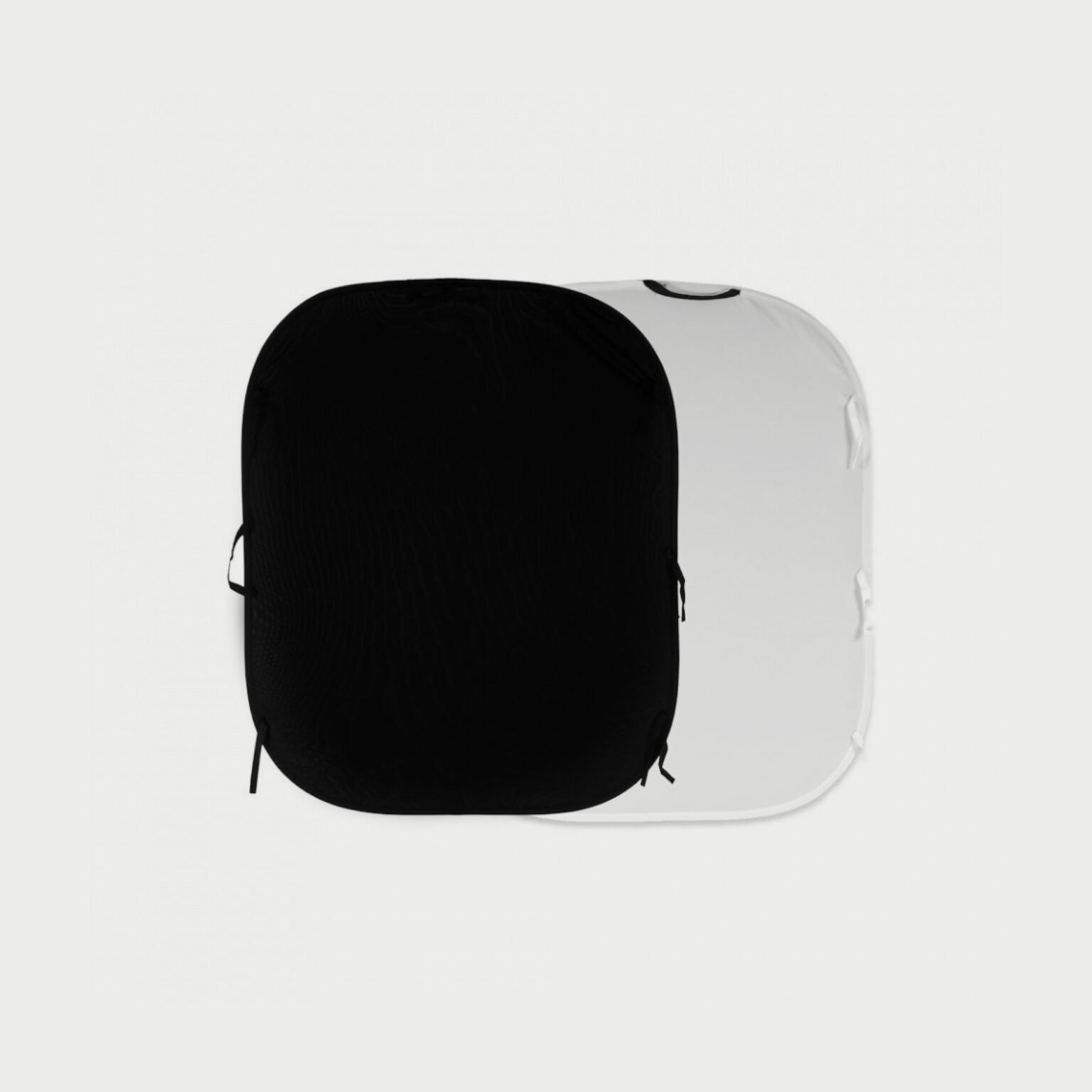 Plain Collapsible Reversible 1 8 X 2 1m Black White