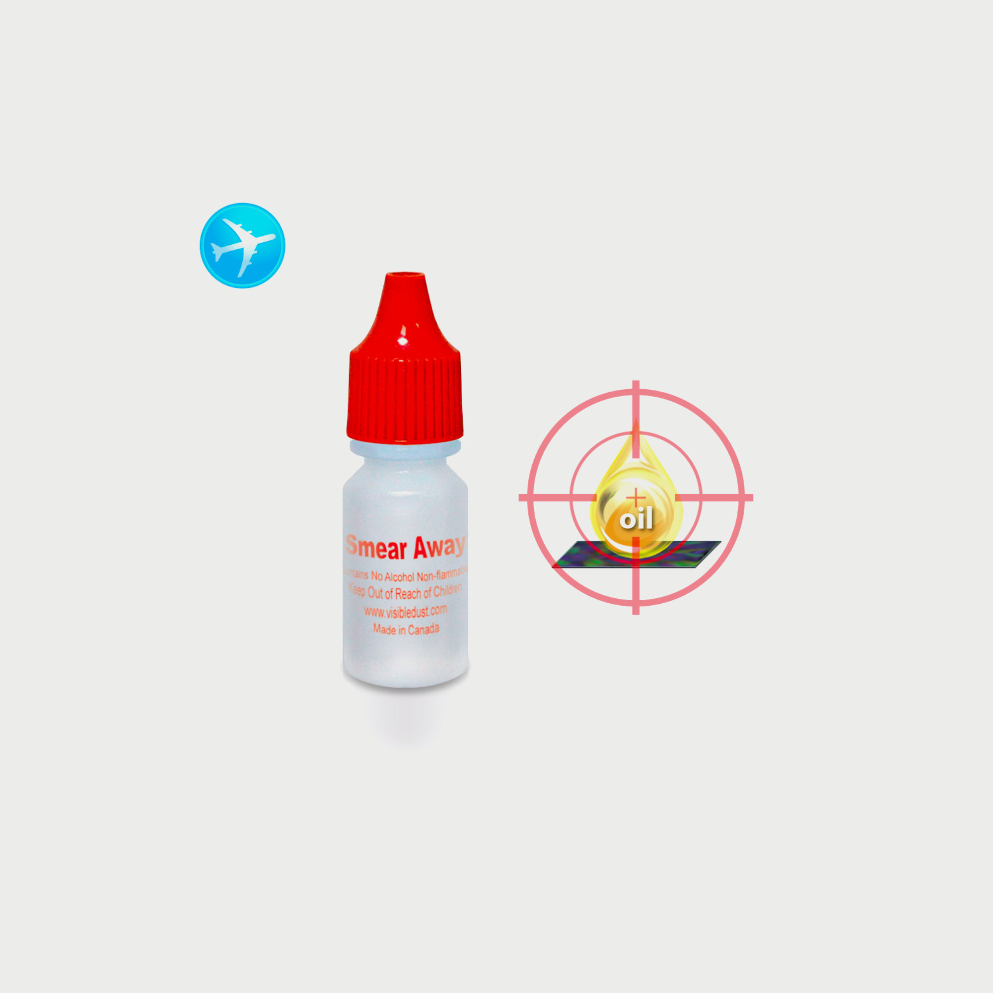 Smear Away Liquid Sensor Cleaning Solution 8ml