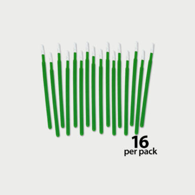 Visible Dust Corner Swabs Mxd 100 Green 16