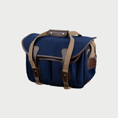 Billingham 335 Mkii Camera Bag Blue Canvas Brown Leather