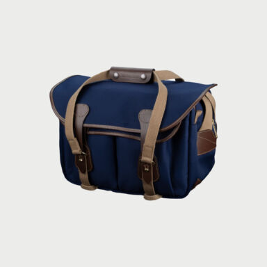 Billingham 335 Mkii Camera Bag Blue Canvas Brown Leather Billingham 335 Mkii Camera Bag Blue Canvas Brown Leather