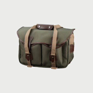 Billingham 335 Mkii Camera Bag Green Fibrenyte Brown Leather Billingham 335 Mkii Camera Bag Green Fibrenyte Brown Leather