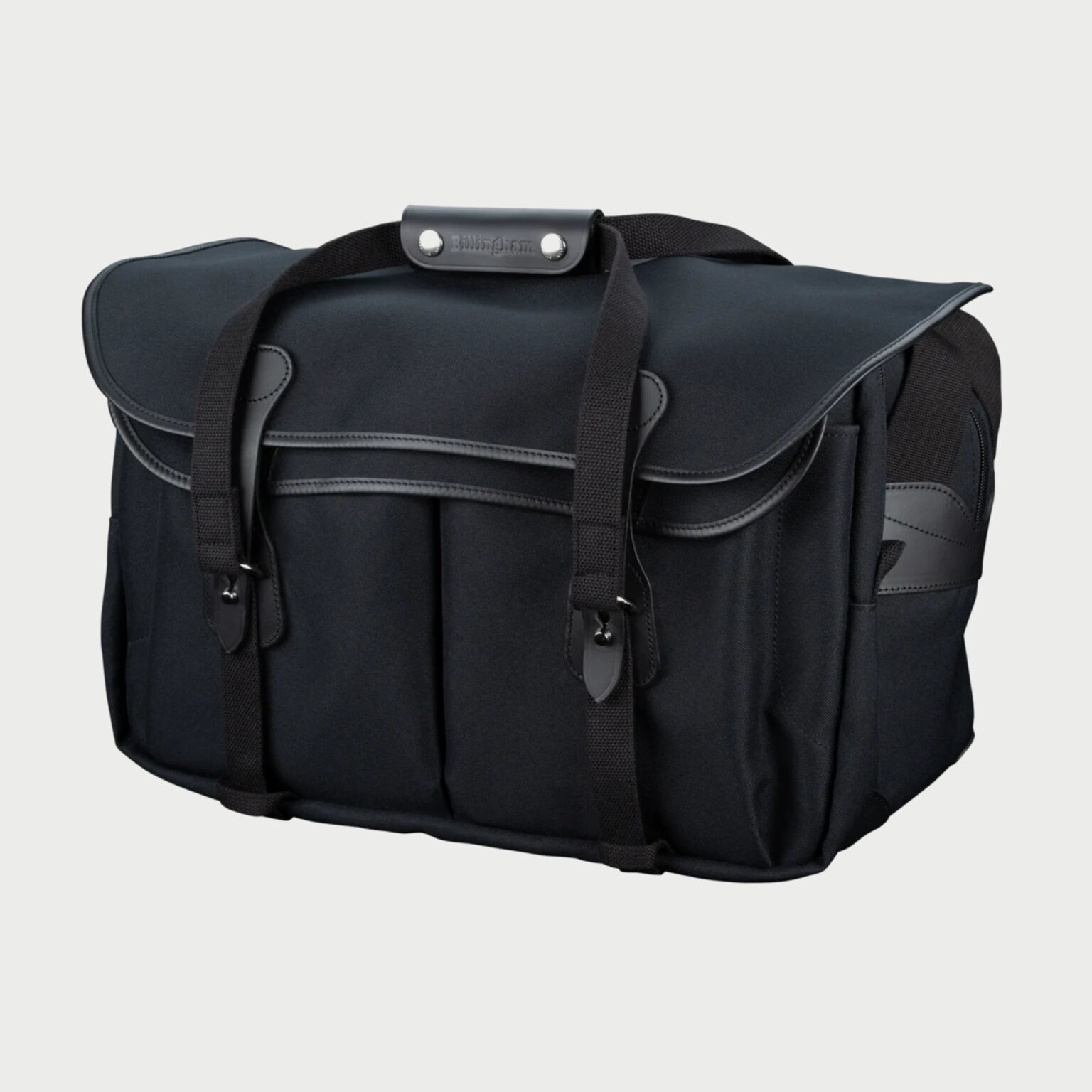 Billingham 555 Mkii Camera Bag Black Fibrenyte Black Leather